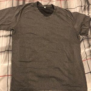 Large grey men’s lululemon T-shirt
